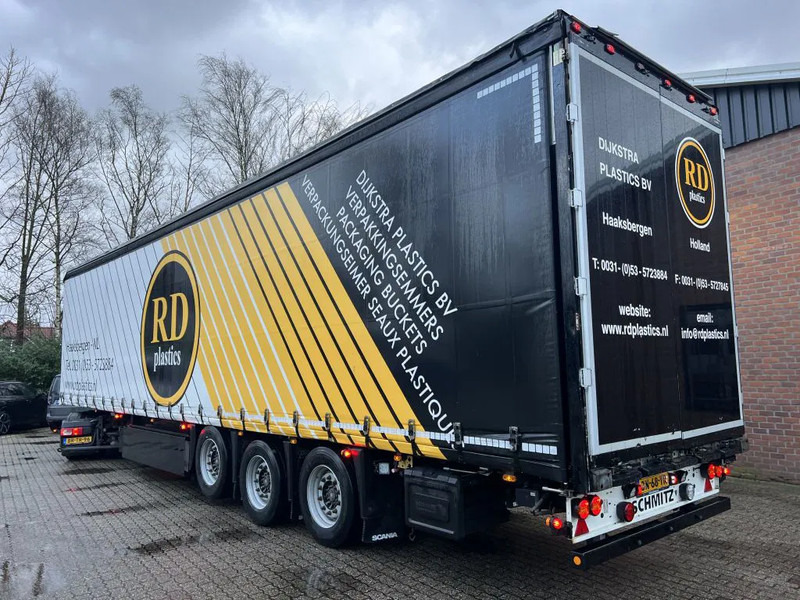 Schmitz Cargobull S01 Mega Liftachse Hubdach/Hefdak Top condition - Curtainsider semi-trailer: picture 4 Schmitz Cargobull S01 Mega Liftachse Hubdach/Hefdak Top condition - Curtainsider semi-trailer: picture 4