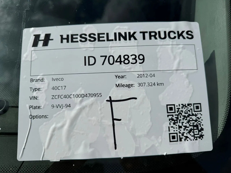 Tractor unit Iveco Daily 40C17 BE Combinatie Veldhuizen schuifzeil opbouw: picture 7