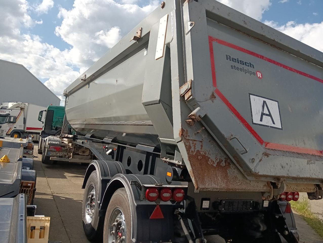 Reisch RHKS-2-SR07 25m3 2-A HARDOX ALCOA FullOption5,3t - Tipper semi-trailer: picture 5 Reisch RHKS-2-SR07 25m3 2-A HARDOX ALCOA FullOption5,3t - Tipper semi-trailer: picture 5