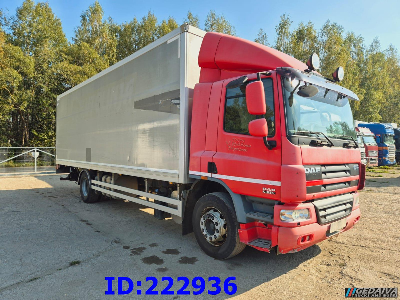 DAF CF 75.310 - Euro5 - Box truck: picture 5 DAF CF 75.310 - Euro5 - Box truck: picture 5