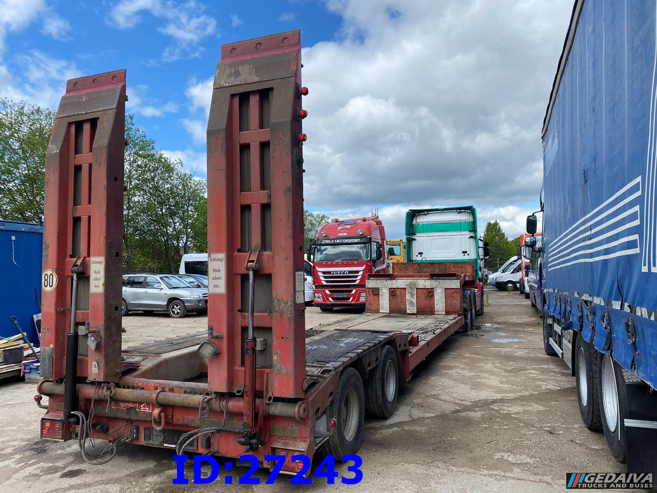 LANGENDORF Satbue 20/28 - Low bed - Low loader semi-trailer: picture 5 LANGENDORF Satbue 20/28 - Low bed - Low loader semi-trailer: picture 5
