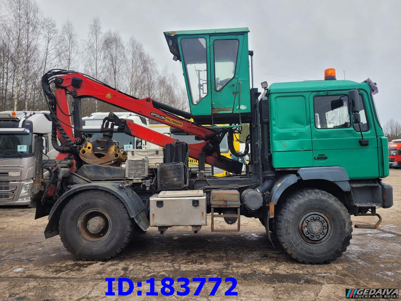 MAN 18.410 4x4 + Epsilon Palfinger SRX39 - Timber truck, Crane truck: picture 5 MAN 18.410 4x4 + Epsilon Palfinger SRX39 - Timber truck, Crane truck: picture 5