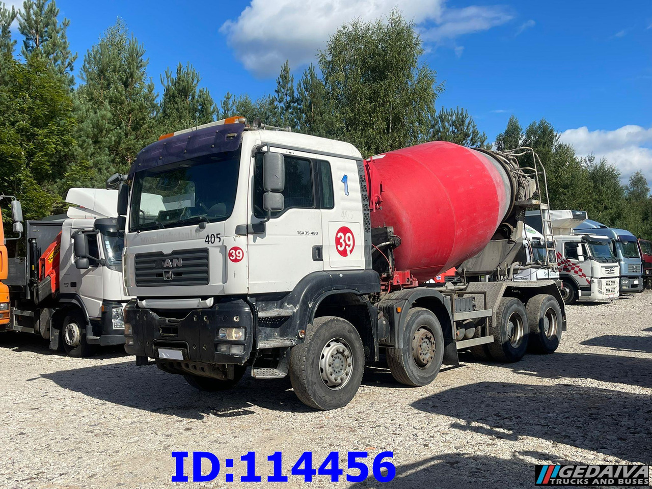 MAN TGA 35.480 8X4 8m3 Manual - Concrete mixer truck: picture 1 MAN TGA 35.480 8X4 8m3 Manual - Concrete mixer truck: picture 1