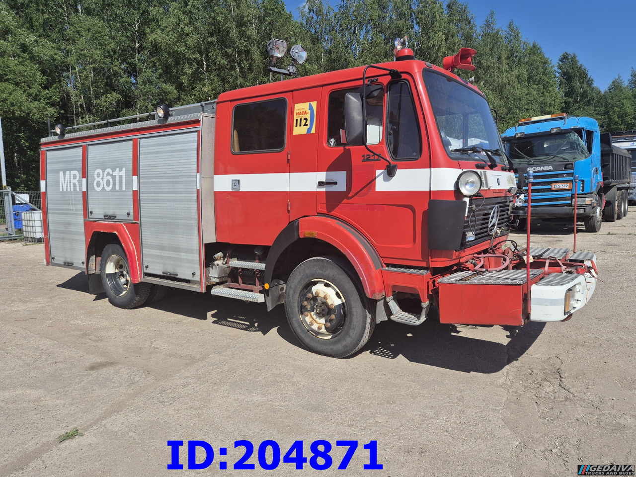 MERCEDES-BENZ 1217 4x4 - Fire truck: picture 4 MERCEDES-BENZ 1217 4x4 - Fire truck: picture 4
