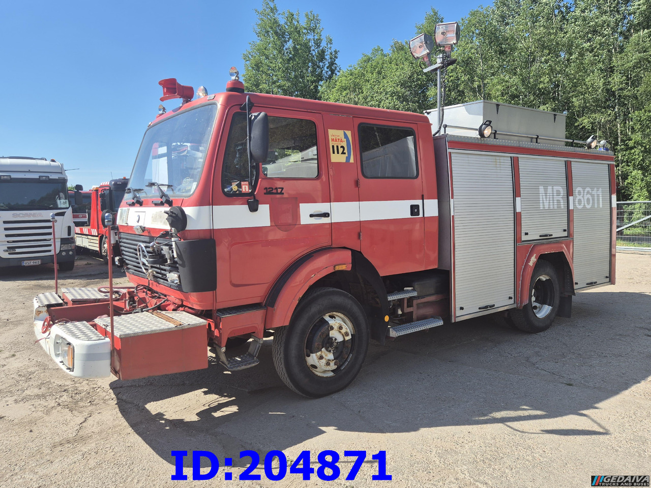 MERCEDES-BENZ 1217 4x4 - Fire truck: picture 1 MERCEDES-BENZ 1217 4x4 - Fire truck: picture 1