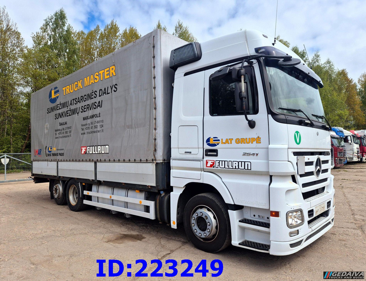 MERCEDES-BENZ Actros 2541 6x2 Retarder Euro5 - Curtainsider truck: picture 4 MERCEDES-BENZ Actros 2541 6x2 Retarder Euro5 - Curtainsider truck: picture 4