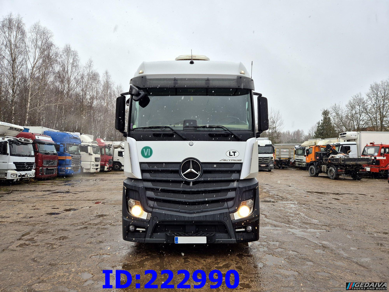 MERCEDES-BENZ Actros 2542 6x2 Euro6 + Wielton trailer - Curtainsider truck: picture 2 MERCEDES-BENZ Actros 2542 6x2 Euro6 + Wielton trailer - Curtainsider truck: picture 2