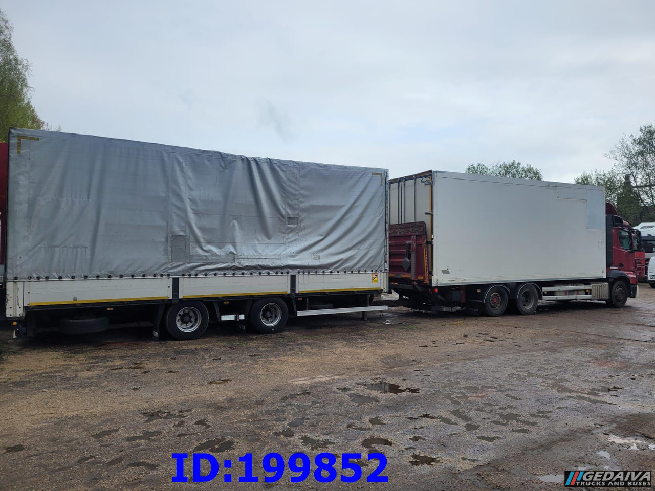 MERCEDES-BENZ Actros 2551 6x2 Euro5 + tilt trailer - Box truck: picture 4 MERCEDES-BENZ Actros 2551 6x2 Euro5 + tilt trailer - Box truck: picture 4