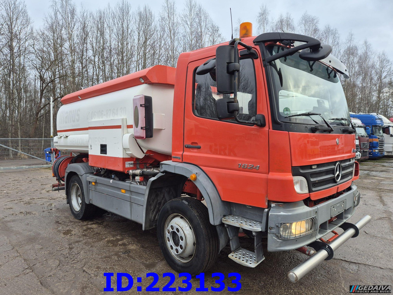 MERCEDES-BENZ Atego 1624 - 4X4 - Water tank - Euro5 - Tank truck: picture 4 MERCEDES-BENZ Atego 1624 - 4X4 - Water tank - Euro5 - Tank truck: picture 4