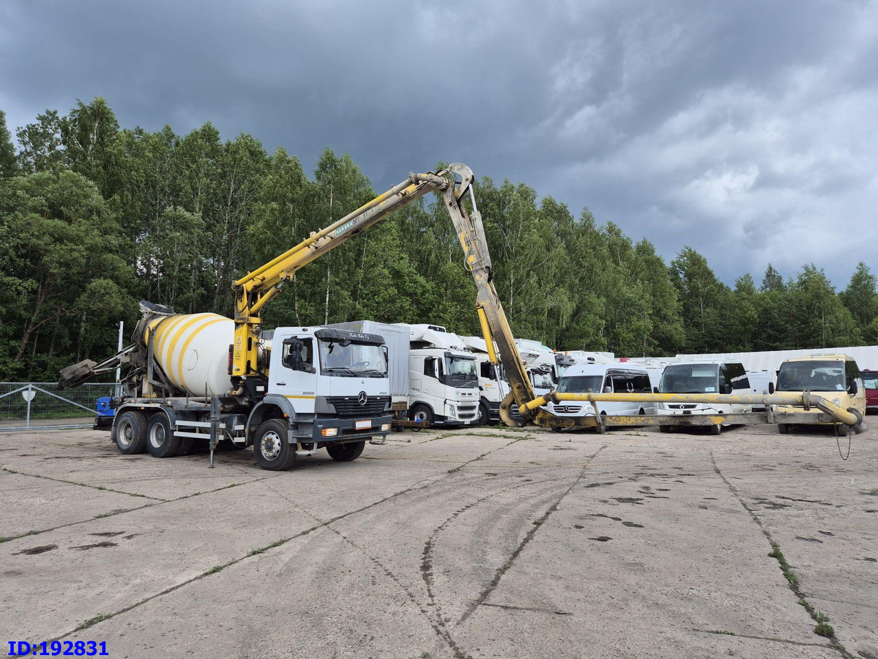 MERCEDES-BENZ Atego 2628 6x4 Schwing 17m 9m3 - Concrete pump truck: picture 1 MERCEDES-BENZ Atego 2628 6x4 Schwing 17m 9m3 - Concrete pump truck: picture 1