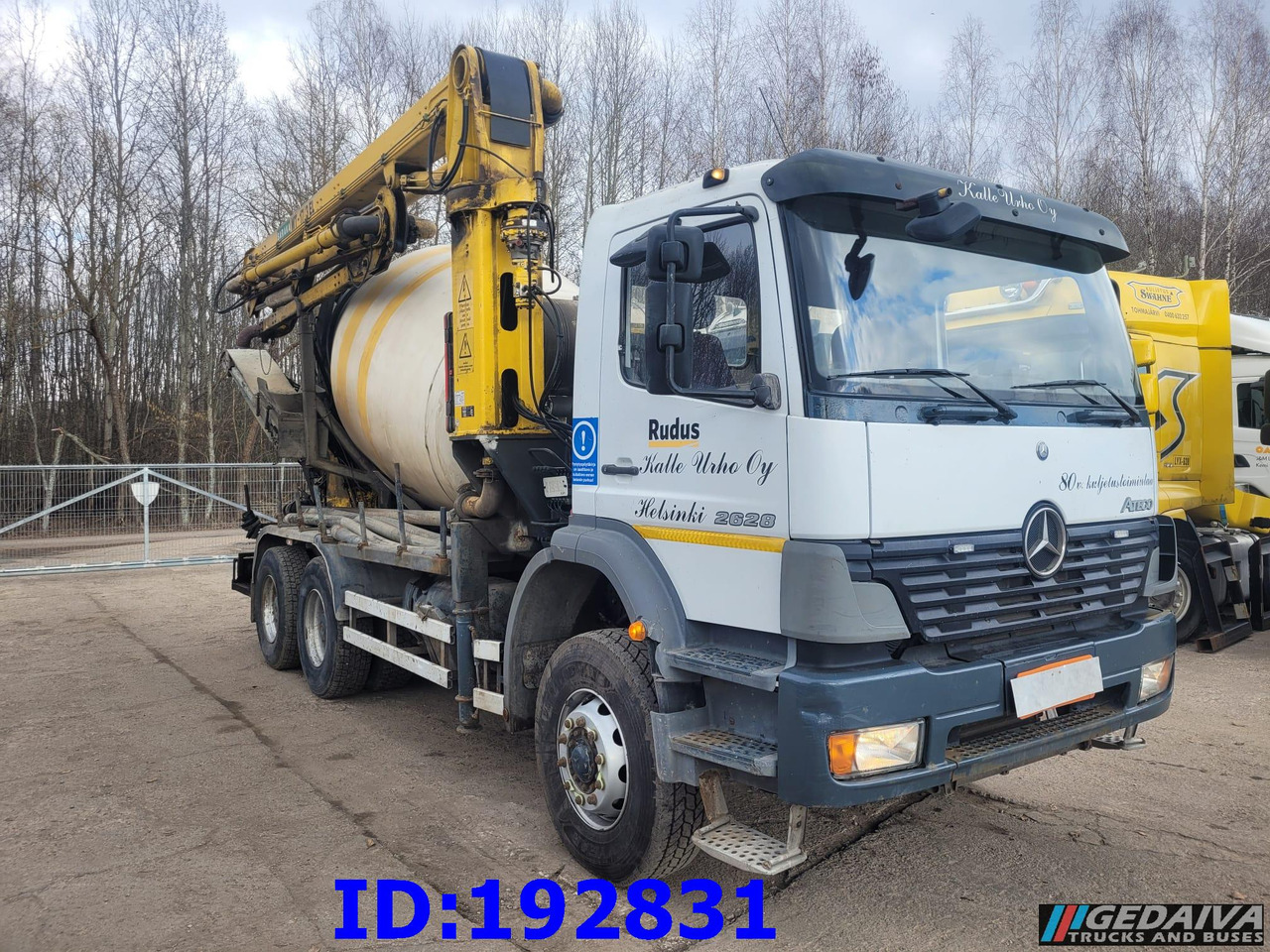 MERCEDES-BENZ Atego 2628 6x4 Schwing 17m 9m3 - Concrete pump truck: picture 1 MERCEDES-BENZ Atego 2628 6x4 Schwing 17m 9m3 - Concrete pump truck: picture 1