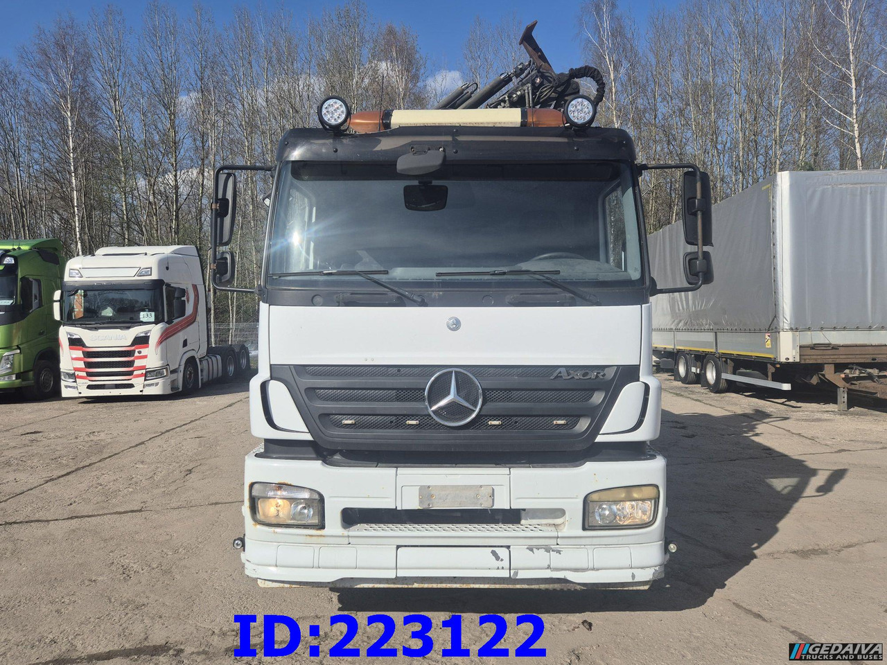 MERCEDES-BENZ Axor 2533 6x2 + Atlas 332.3E Crane - Tipper: picture 2 MERCEDES-BENZ Axor 2533 6x2 + Atlas 332.3E Crane - Tipper: picture 2