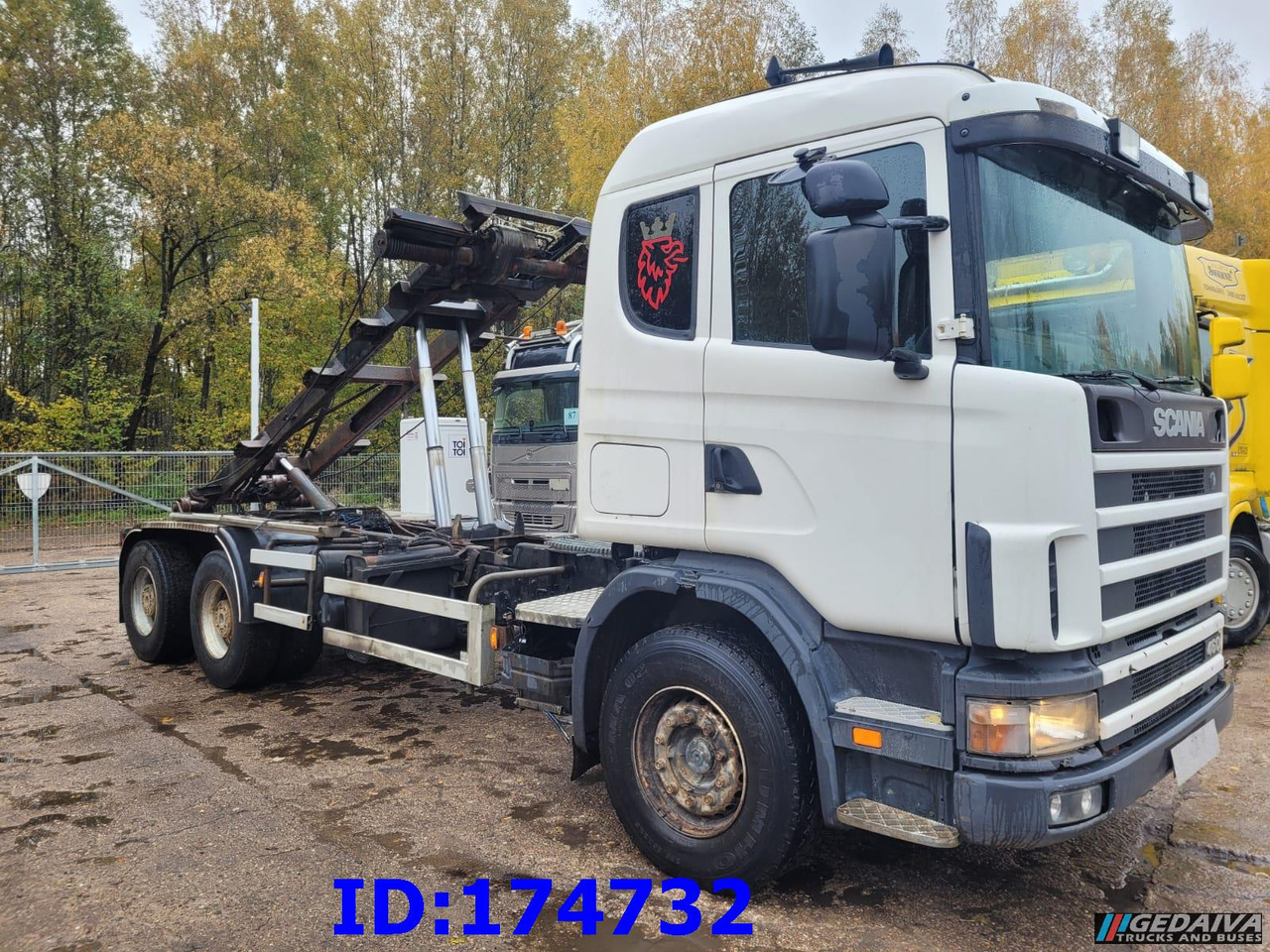 SCANIA 144 - 6x4 - Full Steel - Big Axles - 3 Pedals - Cable system truck: picture 4 SCANIA 144 - 6x4 - Full Steel - Big Axles - 3 Pedals - Cable system truck: picture 4