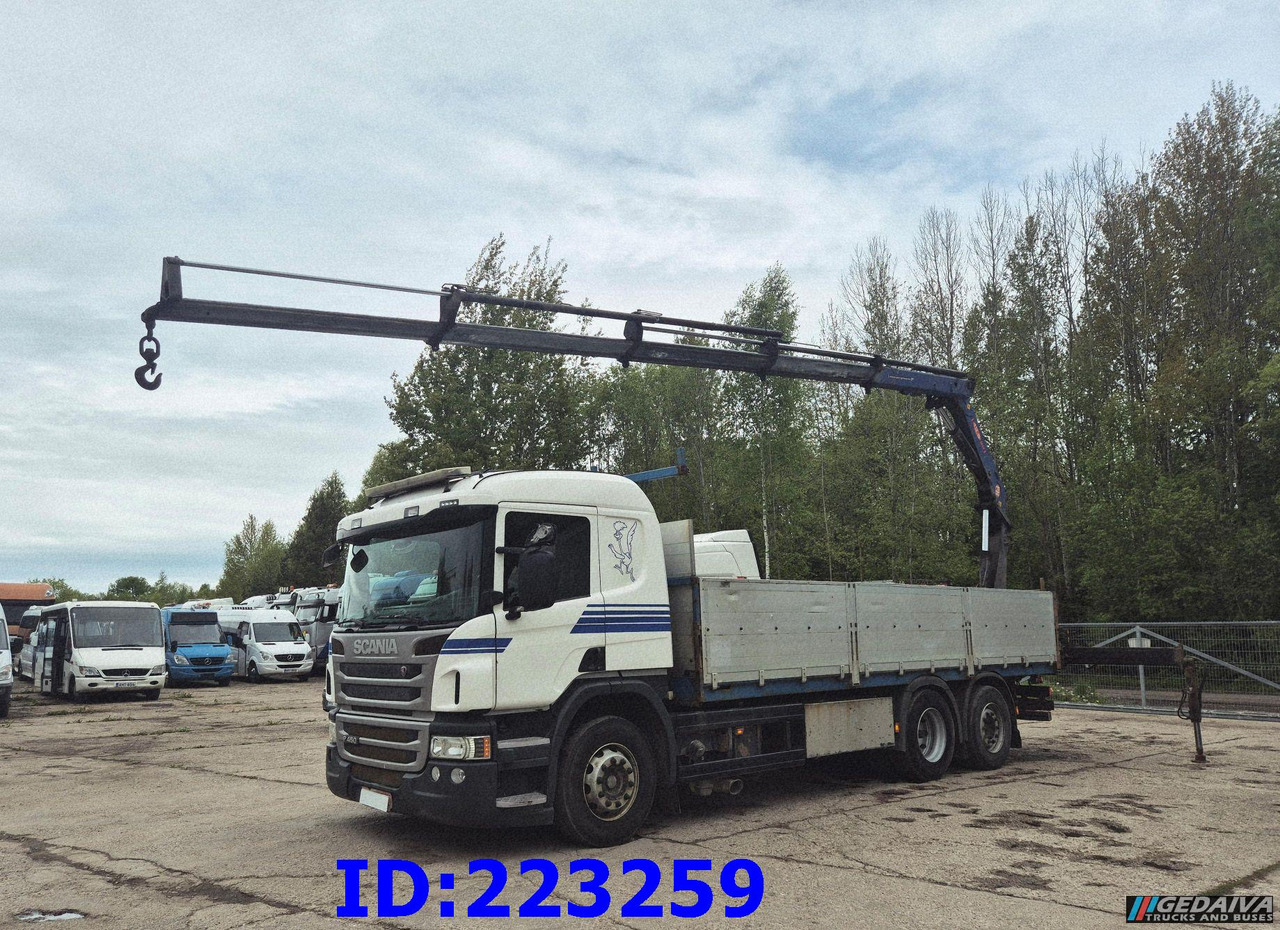 SCANIA P450 6x2 Steering axle Euro6 + PM 13.5SP - Dropside/ Flatbed truck: picture 1 SCANIA P450 6x2 Steering axle Euro6 + PM 13.5SP - Dropside/ Flatbed truck: picture 1