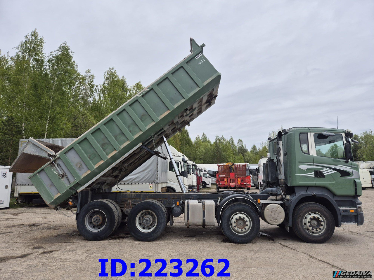 SCANIA R420 8X4 Steering axle - Big axle - Full steel - Tipper: picture 5 SCANIA R420 8X4 Steering axle - Big axle - Full steel - Tipper: picture 5