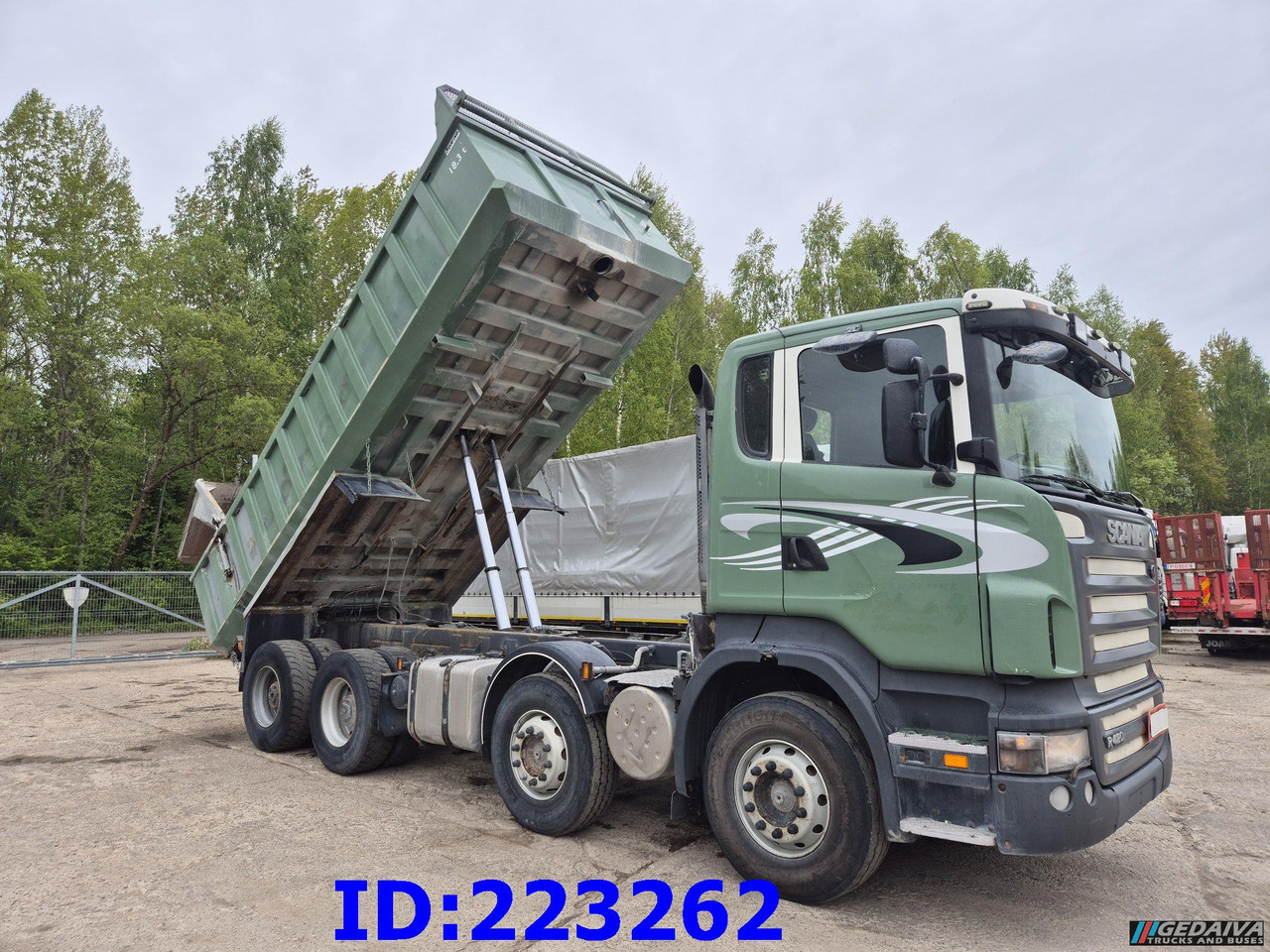 SCANIA R420 8X4 Steering axle - Big axle - Full steel - Tipper: picture 4 SCANIA R420 8X4 Steering axle - Big axle - Full steel - Tipper: picture 4