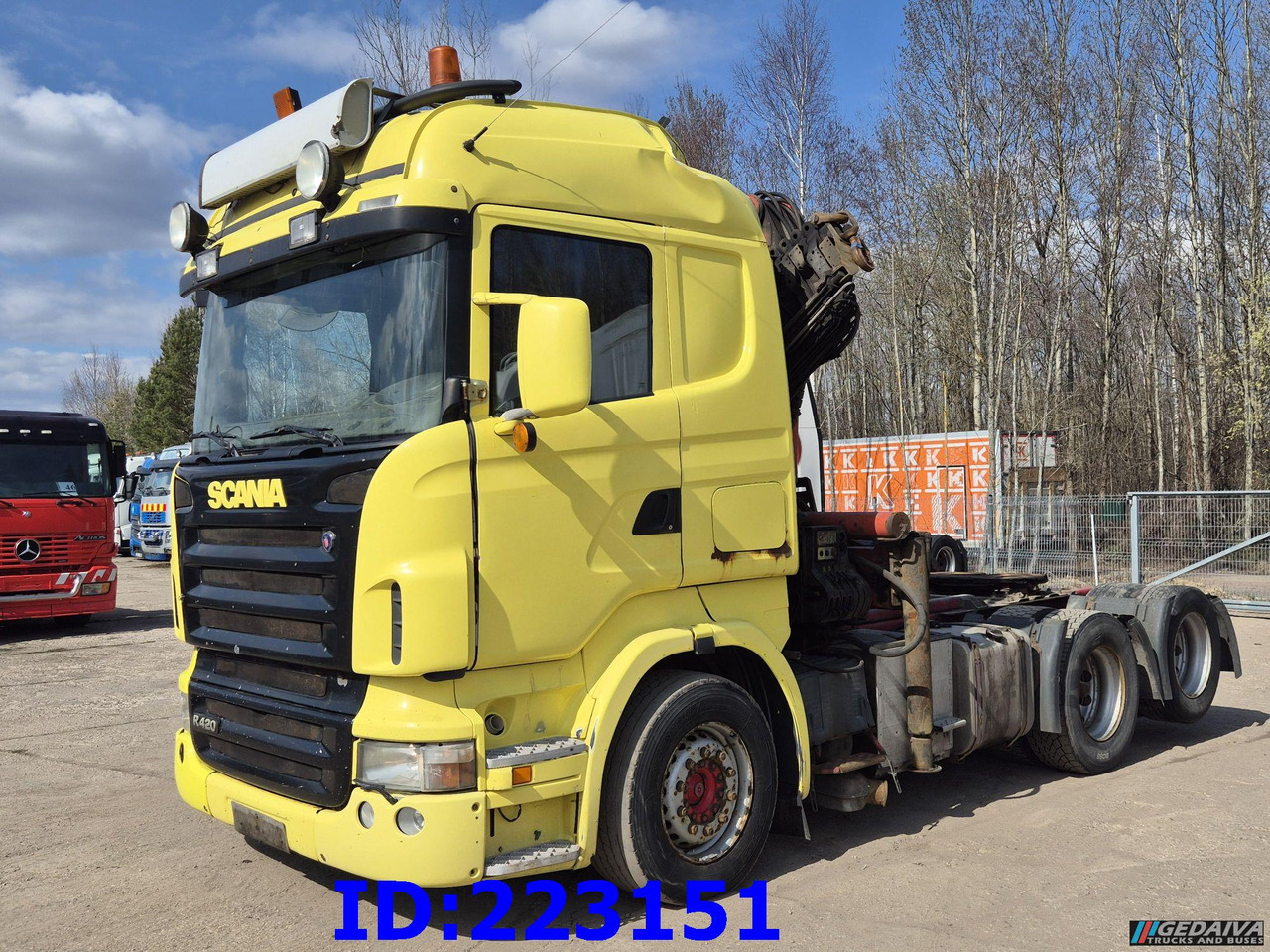 SCANIA R420 6x2 + Crane Palfinger PK23500 + Remote control - Tractor unit: picture 1 SCANIA R420 6x2 + Crane Palfinger PK23500 + Remote control - Tractor unit: picture 1