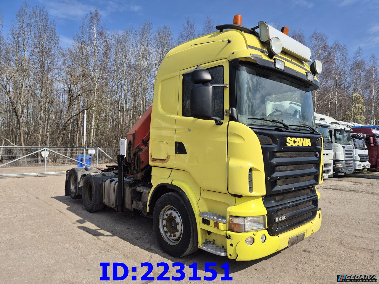 SCANIA R420 6x2 + Crane Palfinger PK23500 + Remote control - Tractor unit: picture 4 SCANIA R420 6x2 + Crane Palfinger PK23500 + Remote control - Tractor unit: picture 4
