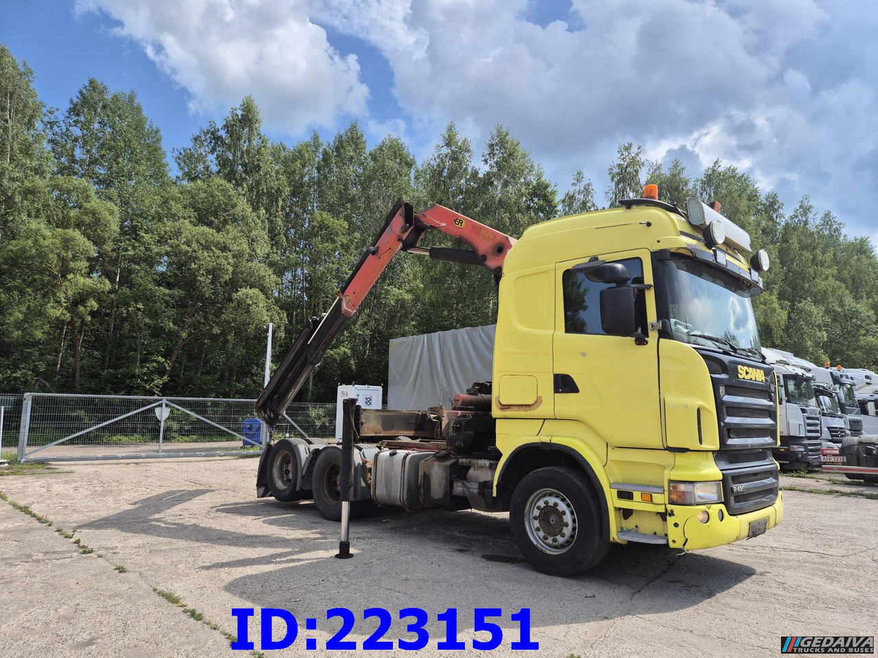 SCANIA R420 6x2 + Crane Palfinger PK23500 + Remote control - Tractor unit: picture 4 SCANIA R420 6x2 + Crane Palfinger PK23500 + Remote control - Tractor unit: picture 4