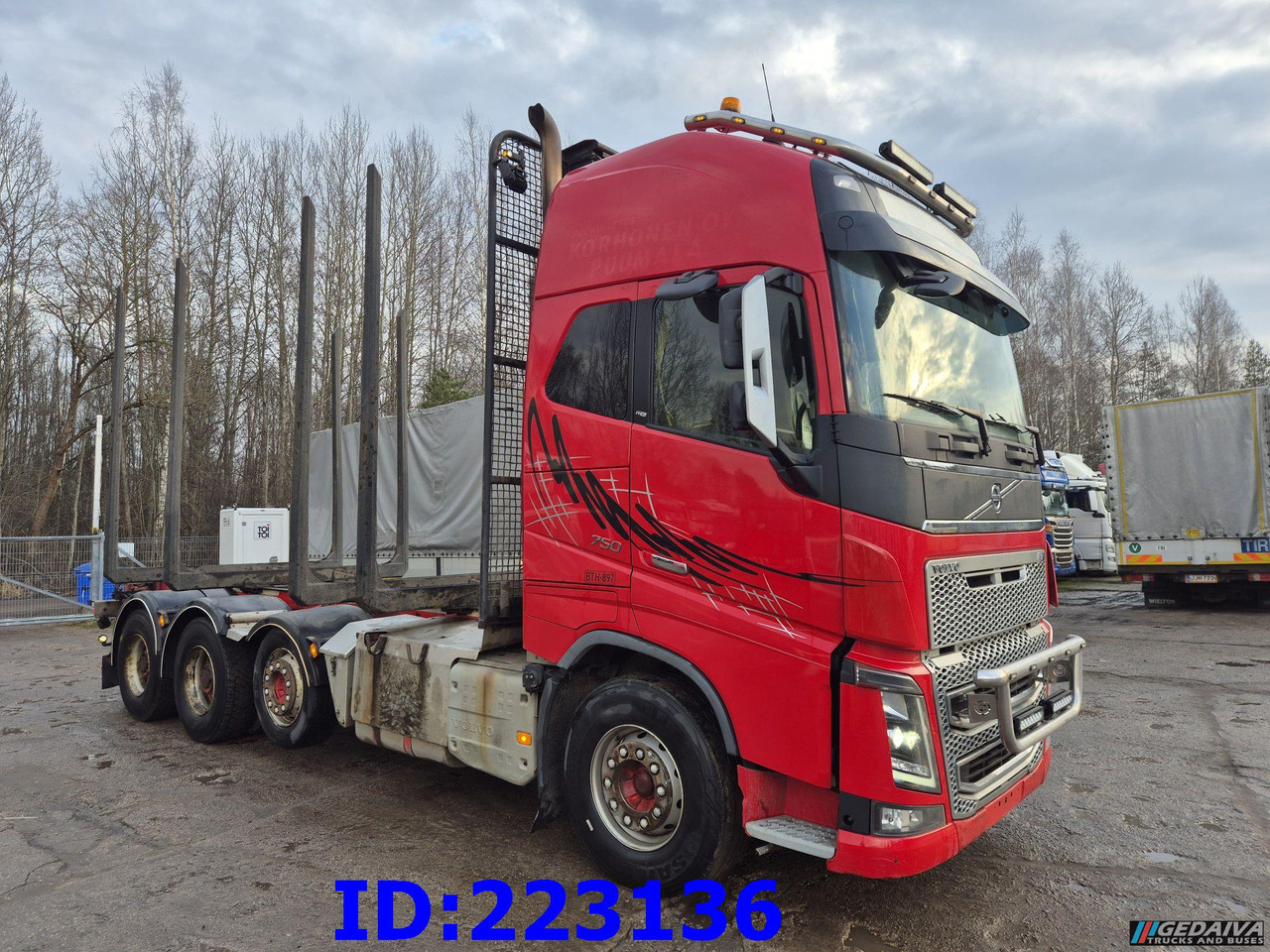 VOLVO FH16 750HP - 8x4 -Big Axles - Timber truck: picture 4 VOLVO FH16 750HP - 8x4 -Big Axles - Timber truck: picture 4
