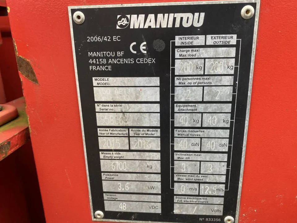 MANITOU 150 ATJC - Articulated boom: picture 4 MANITOU 150 ATJC - Articulated boom: picture 4