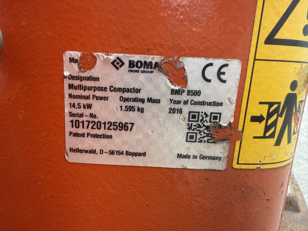 Mini roller Bomag BMP 8500 (111731): picture 7 Mini roller Bomag BMP 8500 (111731): picture 7