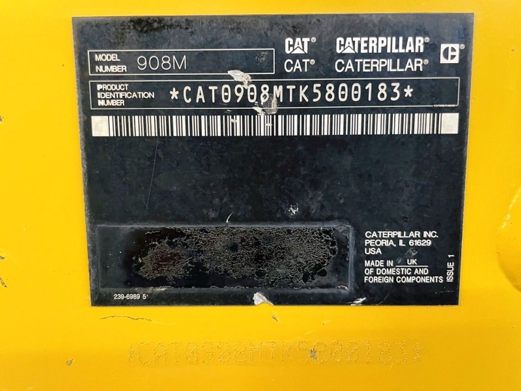 Caterpillar 908M (3927) - Wheel loader: picture 3 Caterpillar 908M (3927) - Wheel loader: picture 3