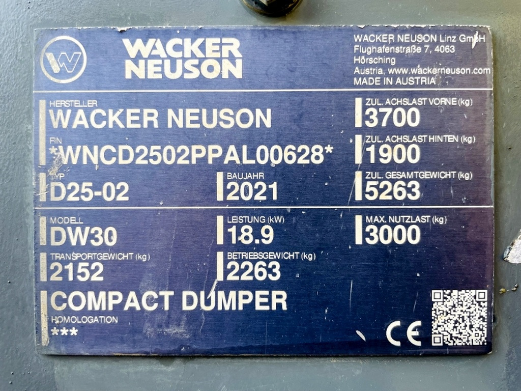 Neuson DW30 (3940) - Mini dumper: picture 3 Neuson DW30 (3940) - Mini dumper: picture 3