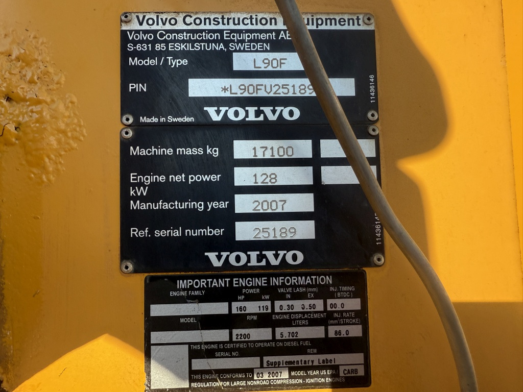 Wheel loader Volvo L 90 F (111773): picture 7