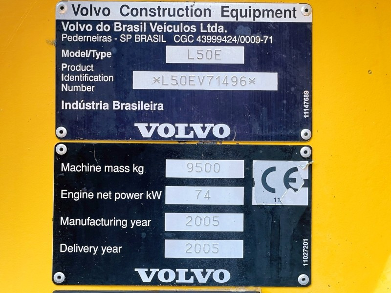 Volvo L50E (3888) - Wheel loader: picture 4 Volvo L50E (3888) - Wheel loader: picture 4