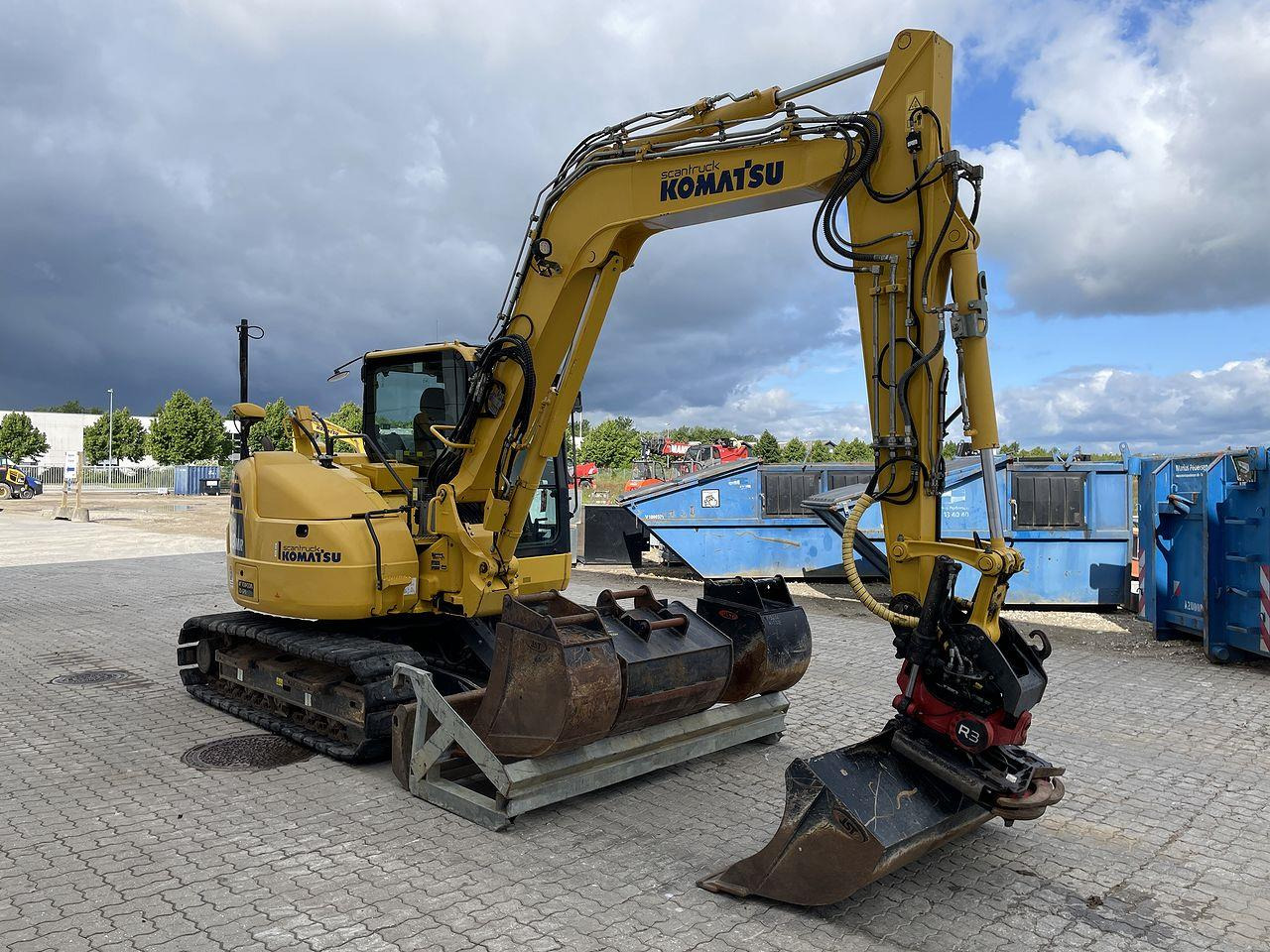 Komatsu PC88MR-10 med Topcon - Mini excavator: picture 5 Komatsu PC88MR-10 med Topcon - Mini excavator: picture 5