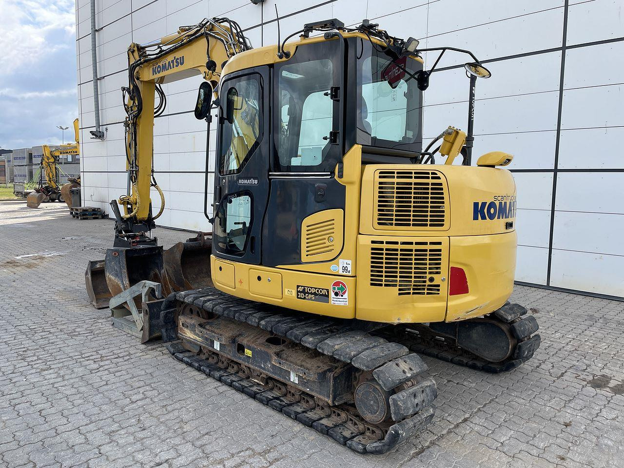 Komatsu PC88MR-10 med Topcon - Mini excavator: picture 2 Komatsu PC88MR-10 med Topcon - Mini excavator: picture 2
