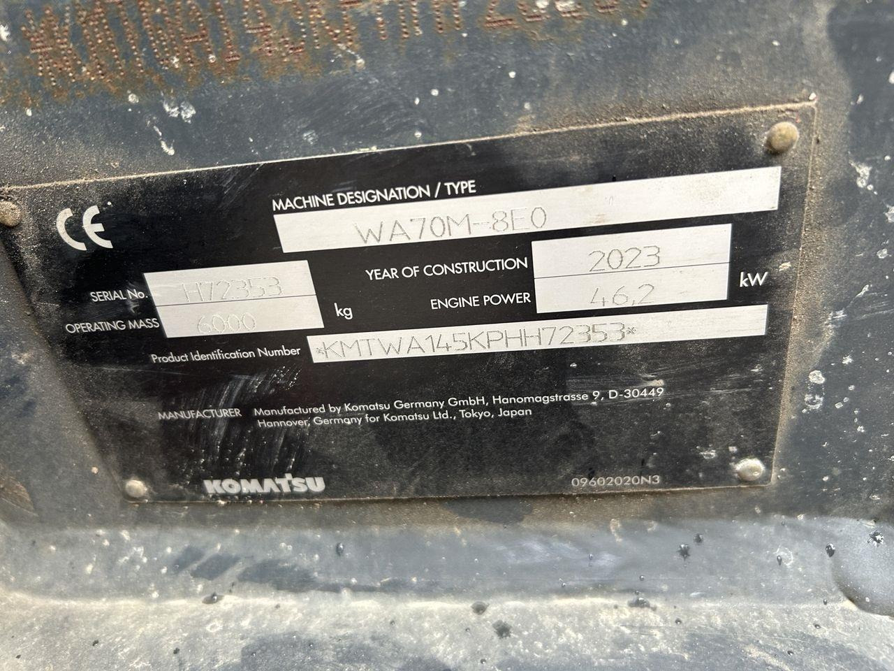 Komatsu WA70M-8EO - Compact loader: picture 3 Komatsu WA70M-8EO - Compact loader: picture 3