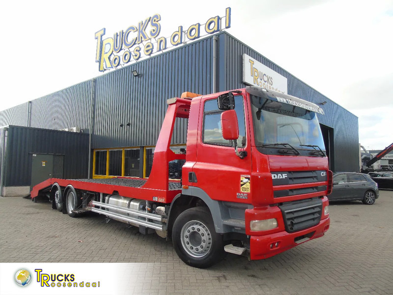 DAF CF 85.410 + EURO 5 + HYDRO RAMPS + 6X2 + RETARDER - Autotransporter truck: picture 1 DAF CF 85.410 + EURO 5 + HYDRO RAMPS + 6X2 + RETARDER - Autotransporter truck: picture 1