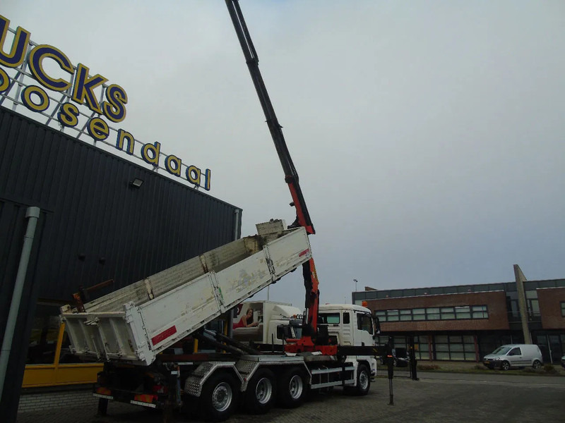 MAN TGS 32.400 + PALFINGER PK23.001EH + HOOKSYSTEM + 8X4 TRIDEM + ROTATOR + EURO 5 - Hook lift truck, Crane truck: picture 4 MAN TGS 32.400 + PALFINGER PK23.001EH + HOOKSYSTEM + 8X4 TRIDEM + ROTATOR + EURO 5 - Hook lift truck, Crane truck: picture 4
