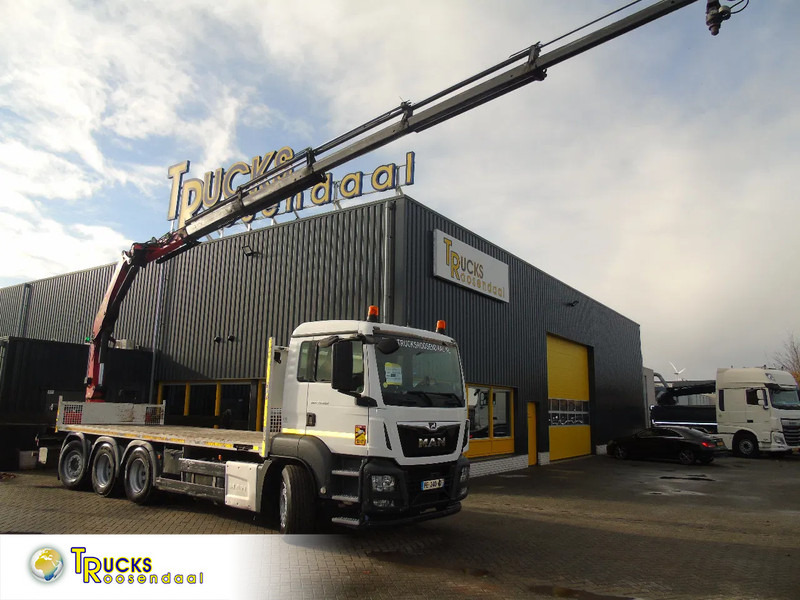 MAN TGS 35.460 + 8X4 TRIDEM + PALFINGER 23001EH + EURO 6 + REMOTE - Crane truck: picture 1 MAN TGS 35.460 + 8X4 TRIDEM + PALFINGER 23001EH + EURO 6 + REMOTE - Crane truck: picture 1