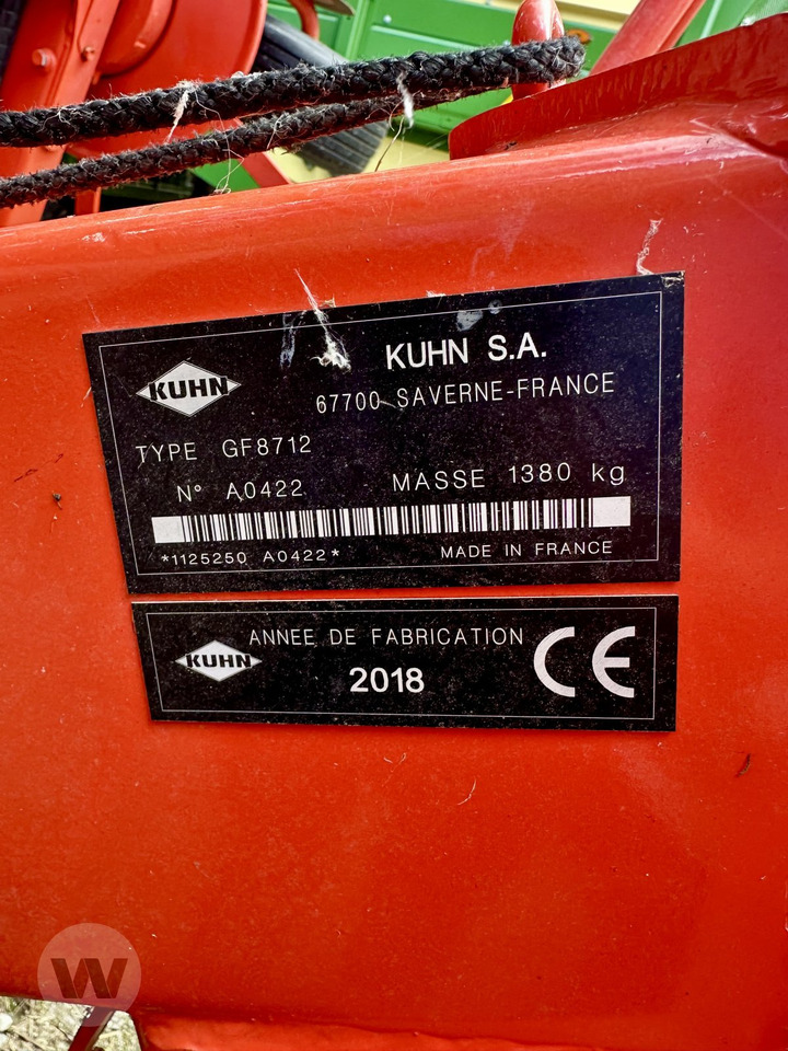 Kuhn GF 8712 - Tedder/ Rake: picture 2 Kuhn GF 8712 - Tedder/ Rake: picture 2