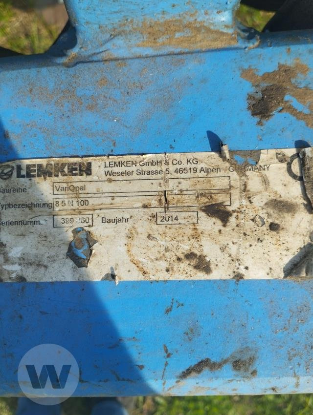 Lemken VariOpal 8 5 N - Plow: picture 4 Lemken VariOpal 8 5 N - Plow: picture 4