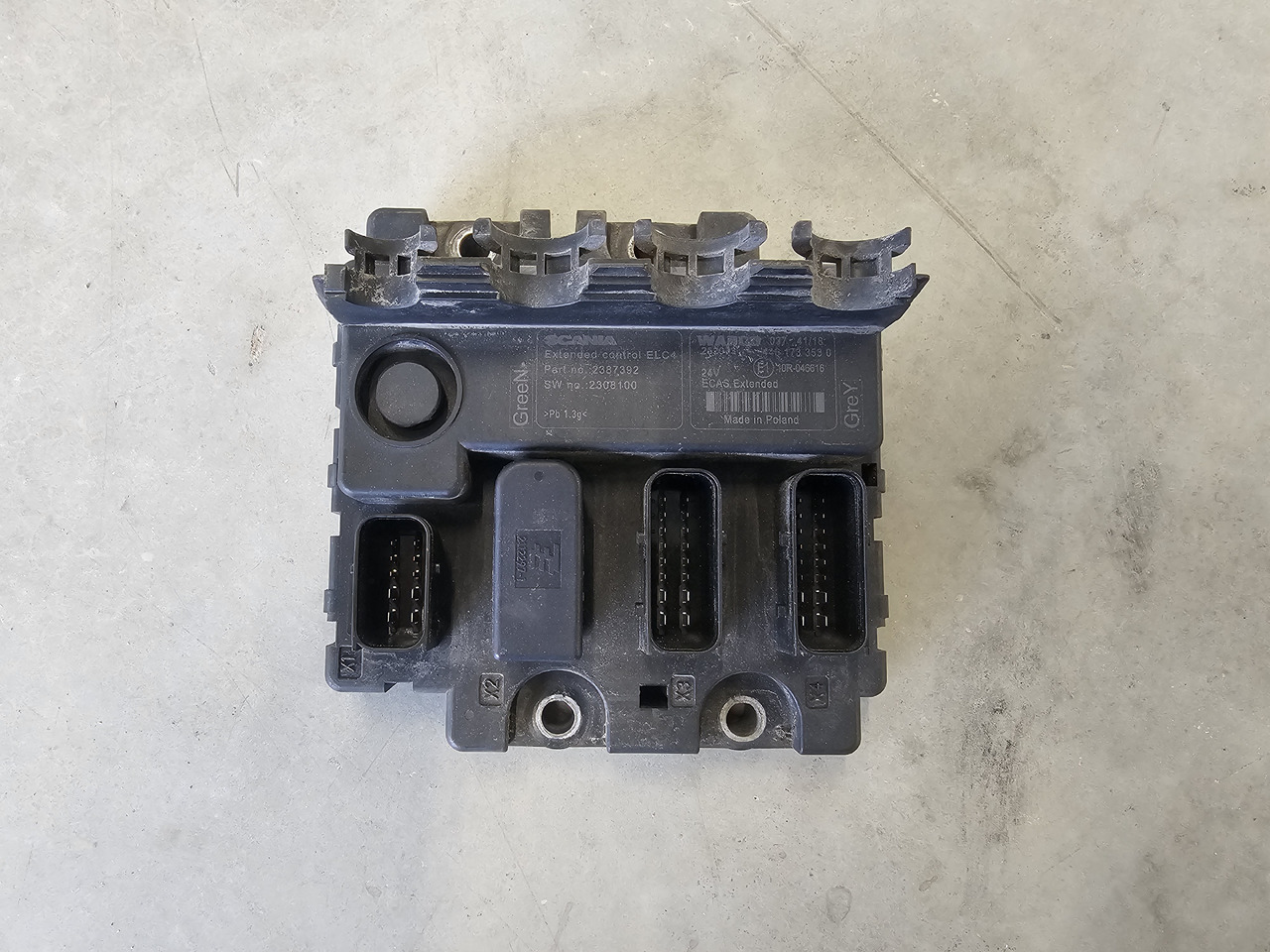 SCANIA S, R, P, G / ELC4 CONTROL UNIT / 2387392 - ECU: picture 2 SCANIA S, R, P, G / ELC4 CONTROL UNIT / 2387392 - ECU: picture 2