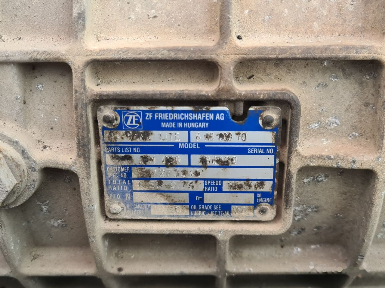 ZF 6AS800TO DAF IVECO VOLVO RENAULT AUTOMAT POWERPACK - Gearbox for Truck: picture 3 ZF 6AS800TO DAF IVECO VOLVO RENAULT AUTOMAT POWERPACK - Gearbox for Truck: picture 3