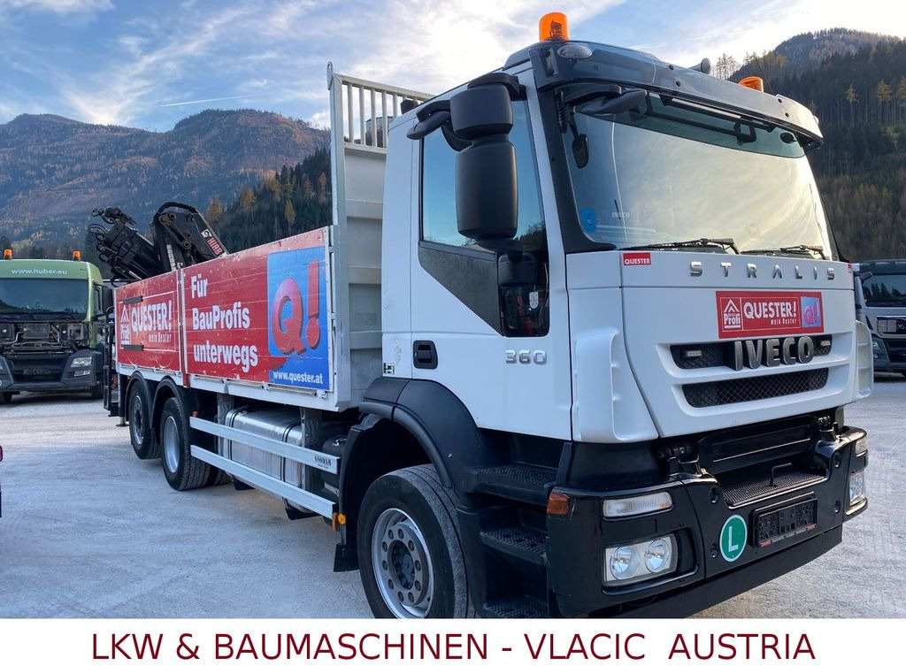 Iveco Stralis 360 Kran HIAB 166 4xHydr. Ladung 6,20m Iveco Stralis 360 Kran HIAB 166 4xHydr. Ladung 6,20m - Dropside/ Flatbed truck, Crane truck: picture 2 Iveco Stralis 360 Kran HIAB 166 4xHydr. Ladung 6,20m Iveco Stralis 360 Kran HIAB 166 4xHydr. Ladung 6,20m - Dropside/ Flatbed truck, Crane truck: picture 2