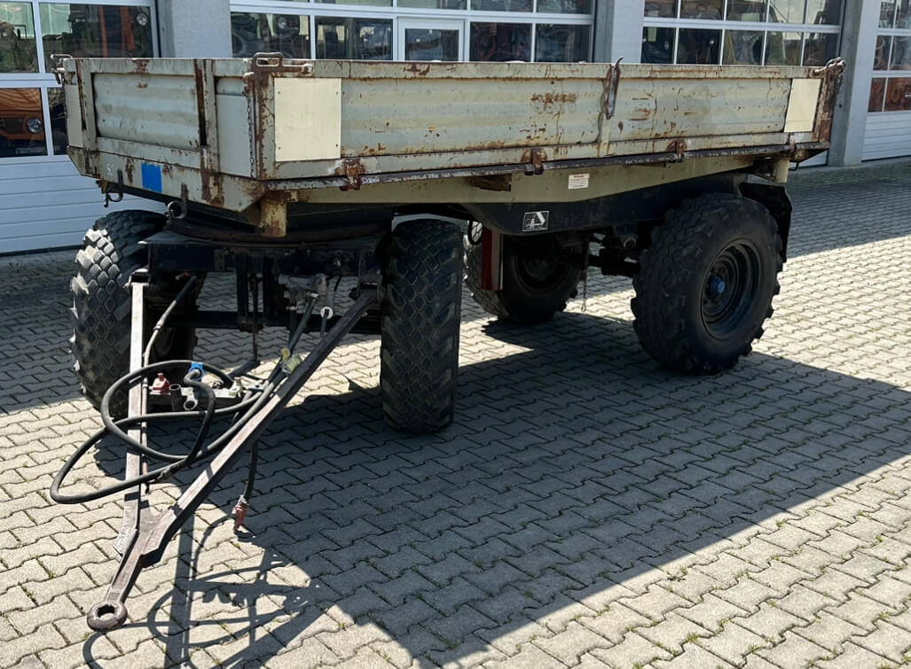 Unimog Anhänger 3 Seitenkipper Müller Mitteltal KD - Tipper trailer: picture 1 Unimog Anhänger 3 Seitenkipper Müller Mitteltal KD - Tipper trailer: picture 1