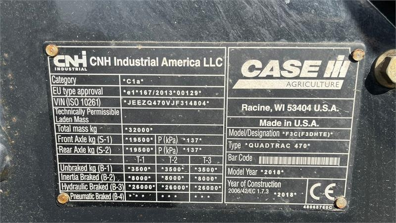 Case IH Quadtrac 470 CVX, med brede bånd og evt med komple  - Farm tractor: picture 2 Case IH Quadtrac 470 CVX, med brede bånd og evt med komple  - Farm tractor: picture 2