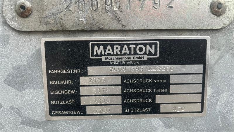 Maraton 3 vejstip med høje sider med bremser - Farm tipping trailer/ Dumper: picture 4 Maraton 3 vejstip med høje sider med bremser - Farm tipping trailer/ Dumper: picture 4