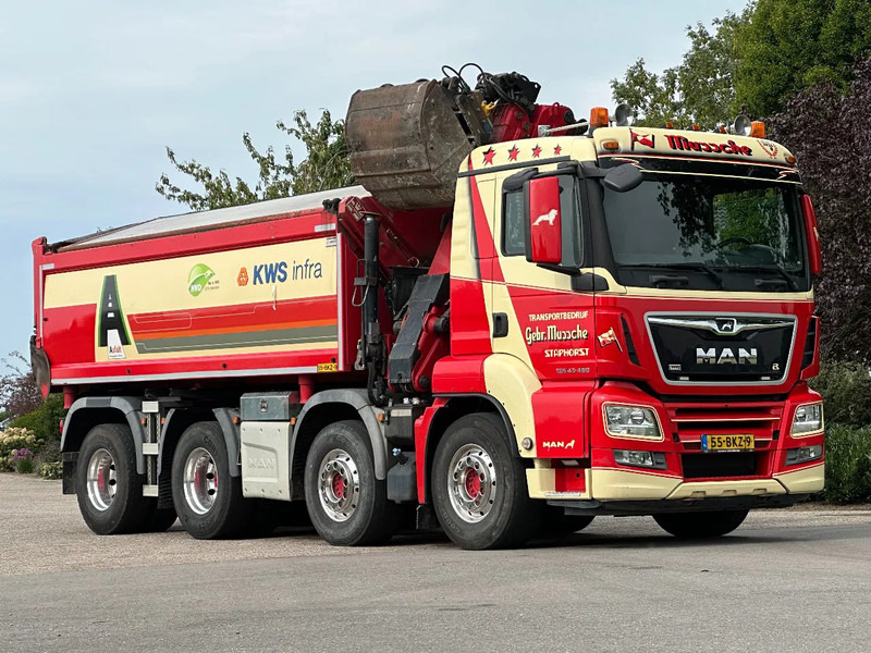 MAN TGS 43-460 WVT WIDESPREAD!!Z-Kraan/Kipper EURO 6!!263tkm!MANUELL!!ZERO EMISSIE 05-29 - Tipper, Crane truck: picture 2 MAN TGS 43-460 WVT WIDESPREAD!!Z-Kraan/Kipper EURO 6!!263tkm!MANUELL!!ZERO EMISSIE 05-29 - Tipper, Crane truck: picture 2