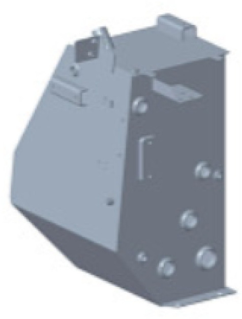 Case 48008250 - 47773196 - Hydraulic tank for Construction machinery: picture 1 Case 48008250 - 47773196 - Hydraulic tank for Construction machinery: picture 1
