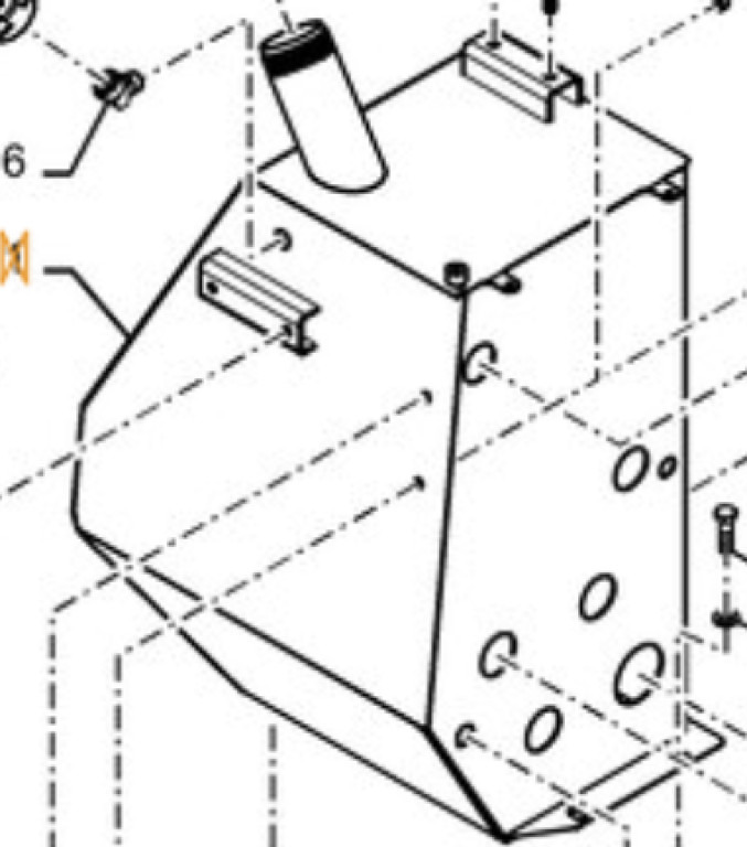 Case 48008259 - 47773204 - Hydraulic tank for Construction machinery: picture 1 Case 48008259 - 47773204 - Hydraulic tank for Construction machinery: picture 1
