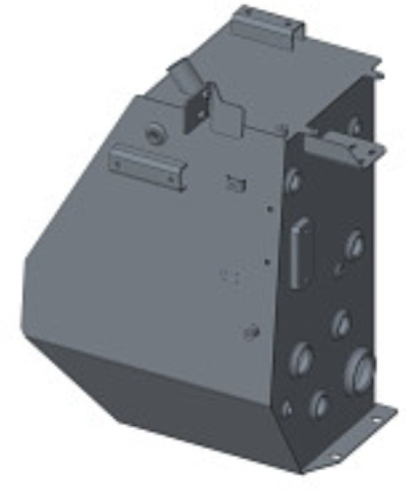 Case 48008259 - Hydraulic tank for Construction machinery: picture 3 Case 48008259 - Hydraulic tank for Construction machinery: picture 3