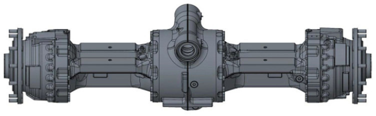 Case 51506527 - 91735663 - Rear axle for Construction machinery: picture 1 Case 51506527 - 91735663 - Rear axle for Construction machinery: picture 1