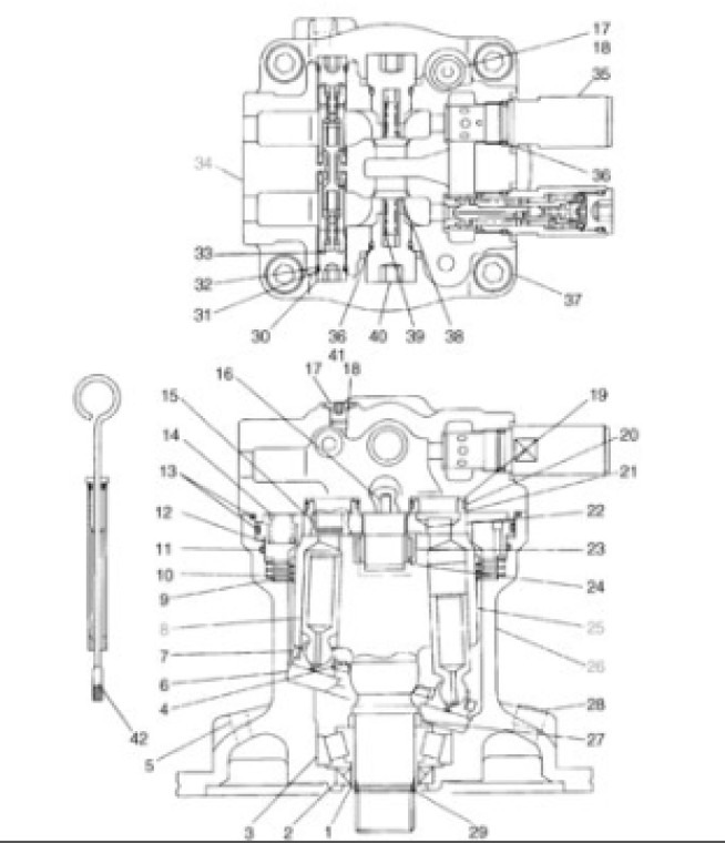 Case LJ01035 - LJ01138 - Swing motor for Construction machinery: picture 1 Case LJ01035 - LJ01138 - Swing motor for Construction machinery: picture 1